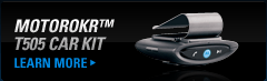 MOTOROKR&trade; T505 Car Kit Learn more